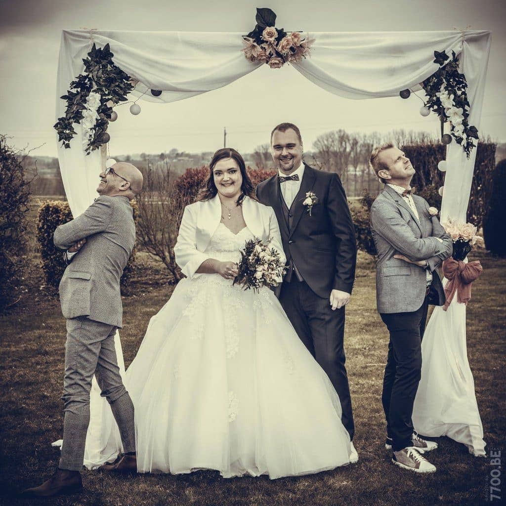 Quelques photos issues du reportage de mariage Photos Vidéos Drone du Studio 7700.BE Chez Fhano