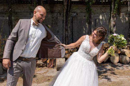 Photos issues du reportage photos vidéo de mariage couvert par le Studio 7700BE Chez Fhano - JUSTINE ET GUILLAUME 04 06 2022