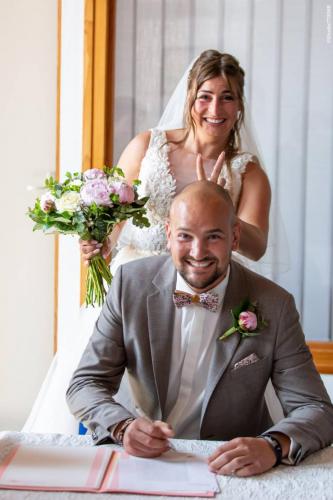 Photos issues du reportage photos vidéo de mariage couvert par le Studio 7700BE Chez Fhano - JUSTINE ET GUILLAUME 04 06 2022