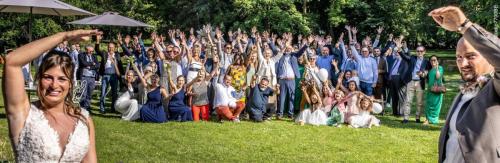 Photos issues du reportage photos vidéo de mariage couvert par le Studio 7700BE Chez Fhano - JUSTINE ET GUILLAUME 04 06 2022